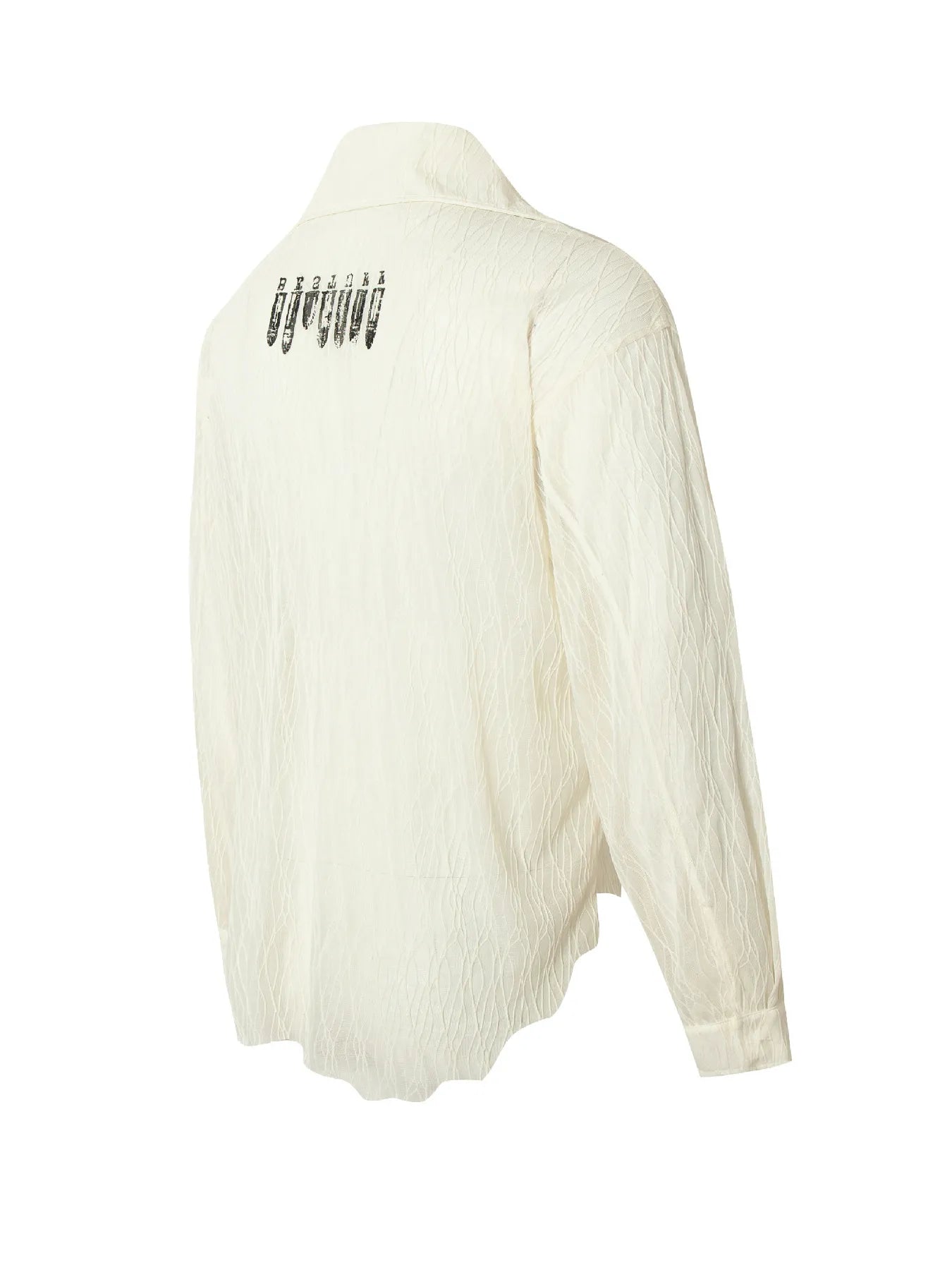 Men's Abstract Print Button-Up Shirt - Lookzlike