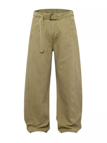 Men's Belted Wide-Leg Cargo Pants designed for comfort and style at Lookzlike