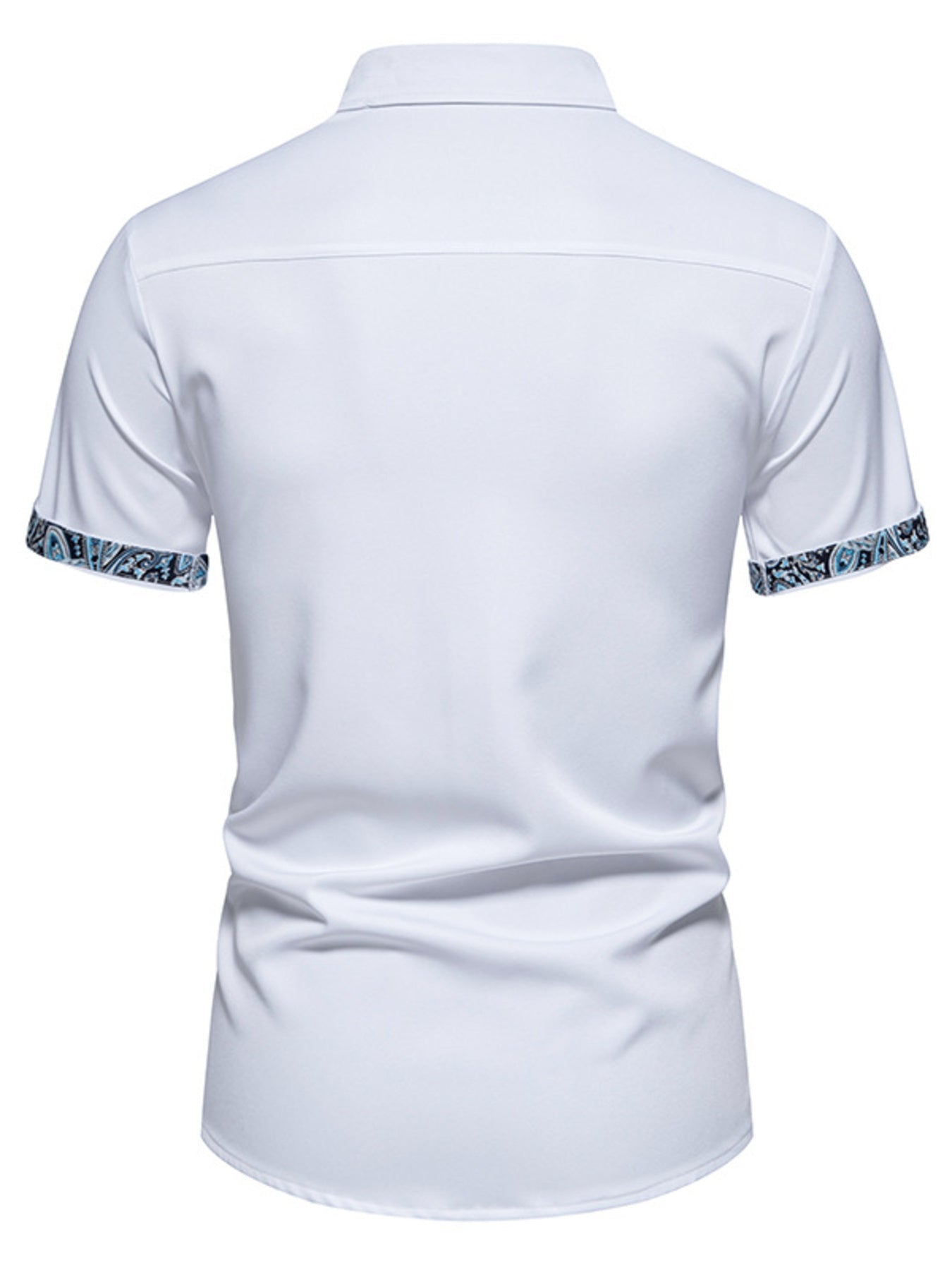 Men's Button Up Short Sleeve Shirt designed for comfort and style at Lookzlike