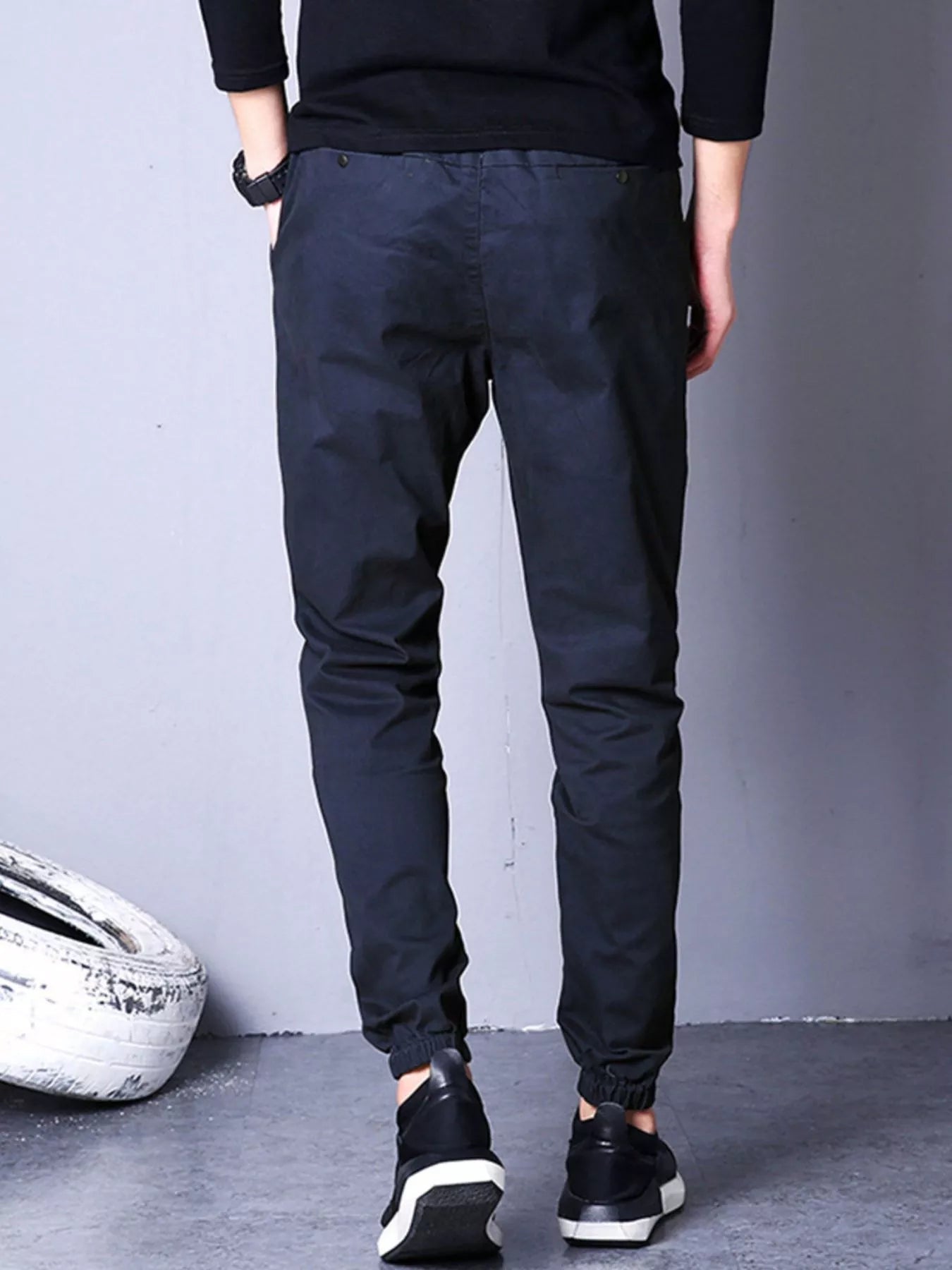 Men's Casual Drawstring Joggers designed for comfort and style at Lookzlike