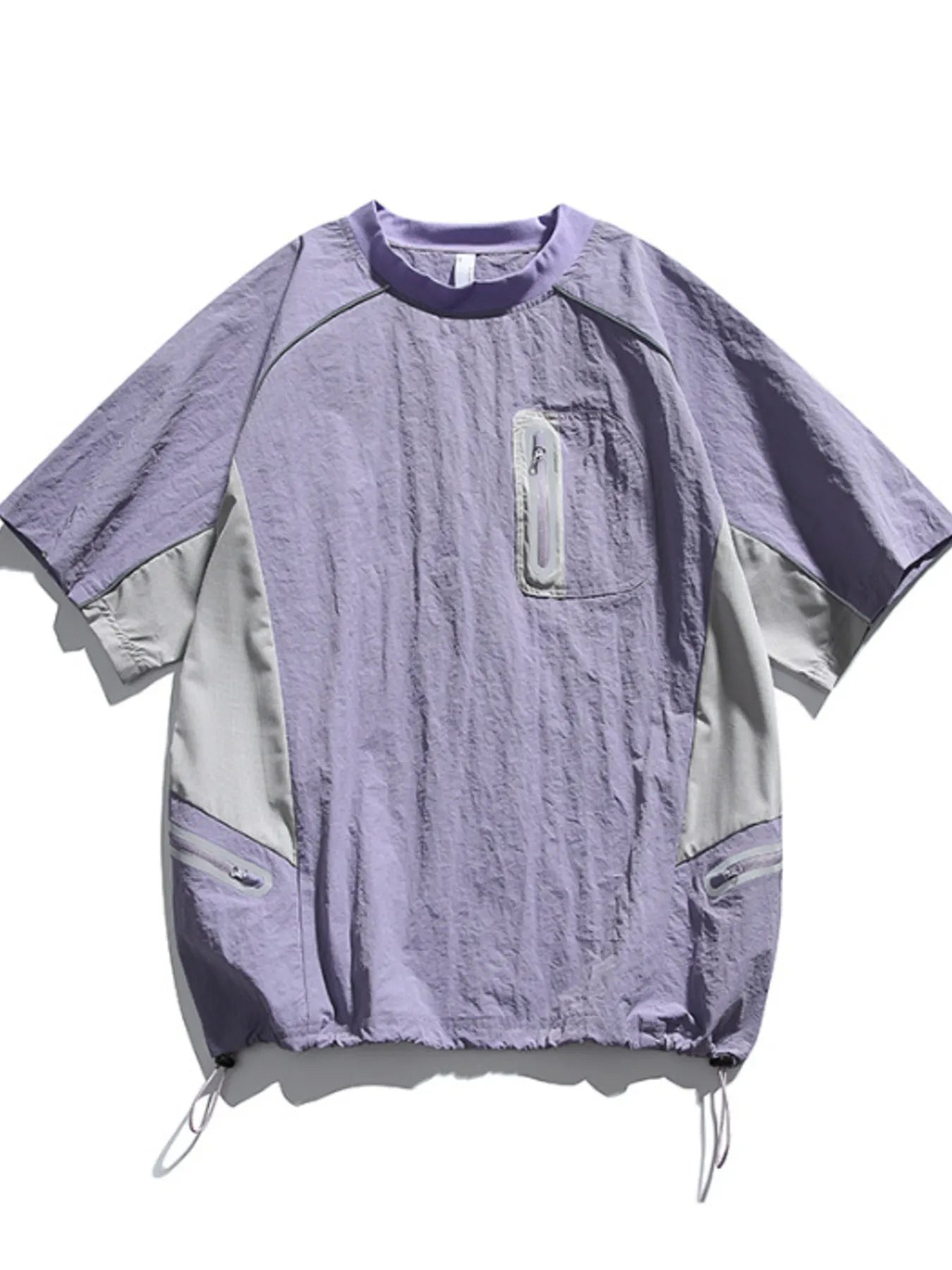 Men's Contrast Round Neck Half Sleeve Active T-Shirt designed for comfort and style at Lookzlike