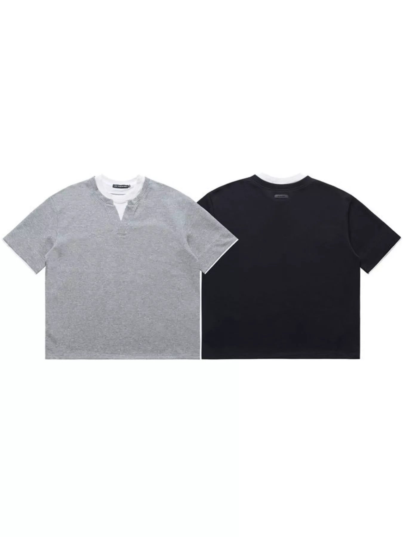 Men's Contrast Trim Short Sleeve T-Shirt designed for comfort and style at Lookzlike