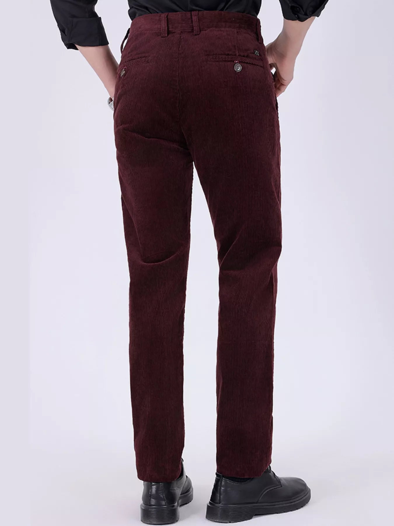 Men's Corduroy Slim - Fit Pants designed for comfort and style at Lookzlike
