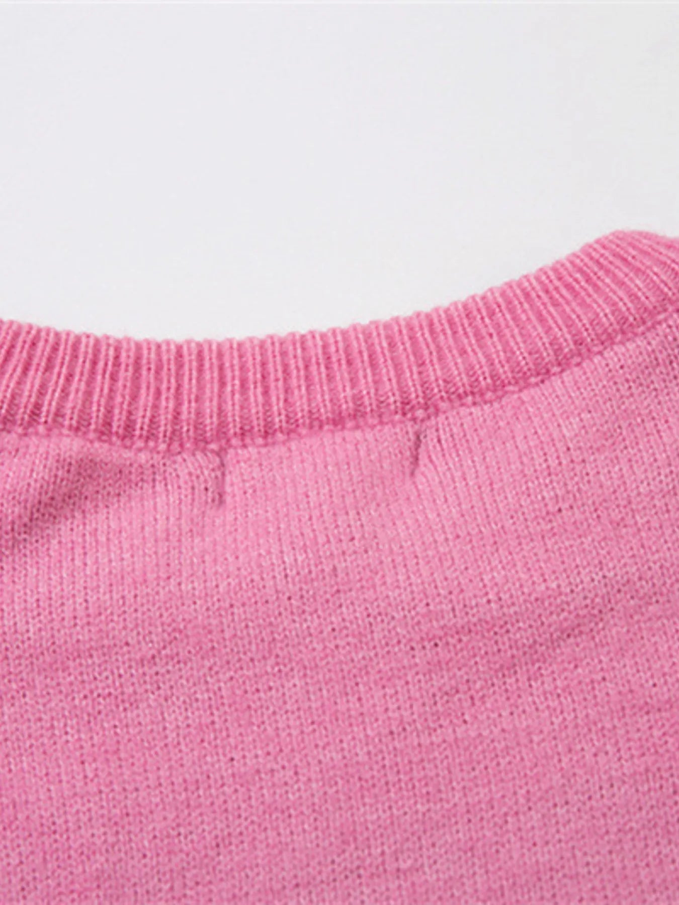 Men's Distressed Letter Round Neck Sweater designed for comfort and style at Lookzlike