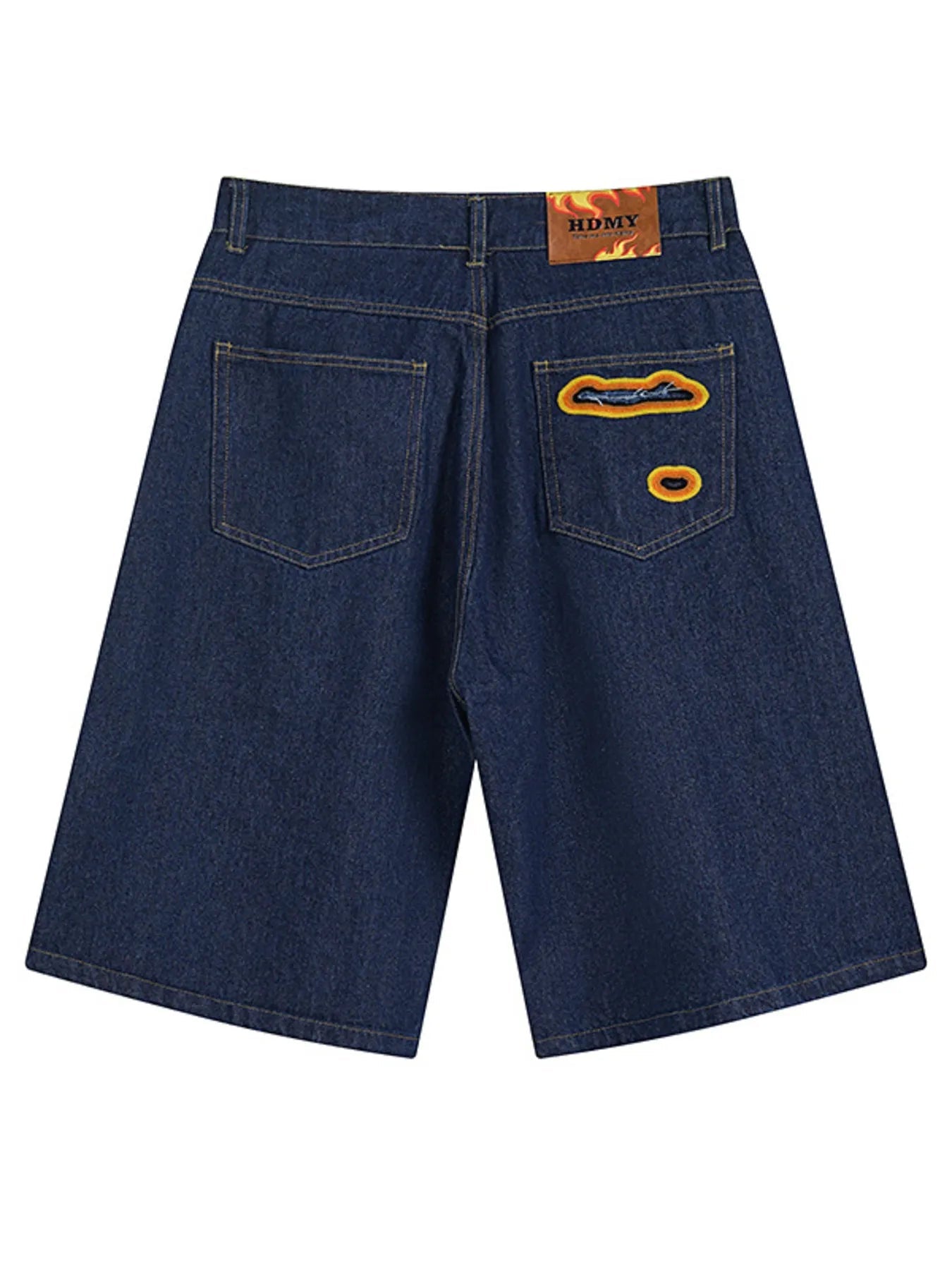 Men's Distressed Loose Fit Denim Shorts - Lookzlike