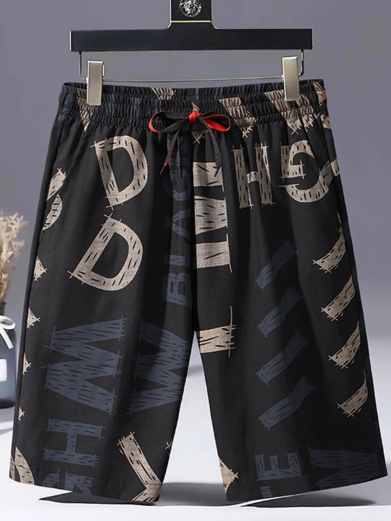 Men's Drawstring Shorts with Pockets designed for comfort and style at Lookzlike