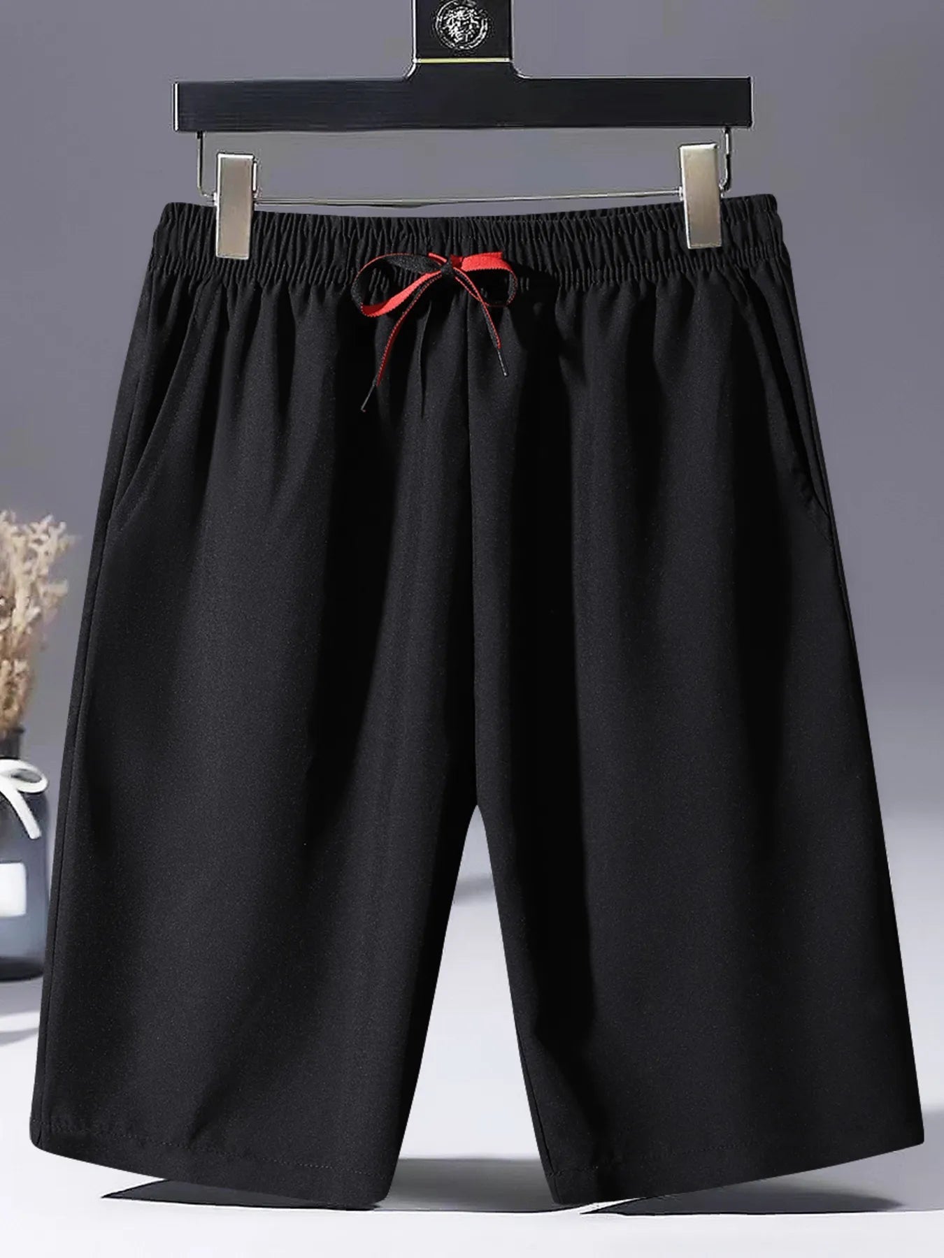Men's Drawstring Shorts with Pockets designed for comfort and style at Lookzlike