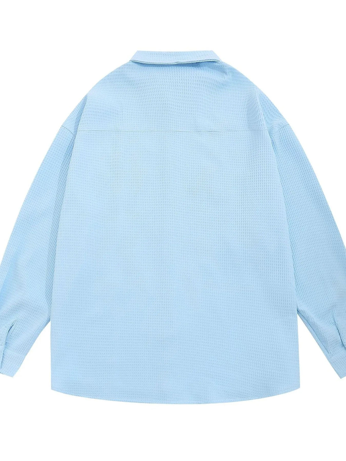 Men's Embroidered Floral Long Sleeve Casual Shirt - Lookzlike