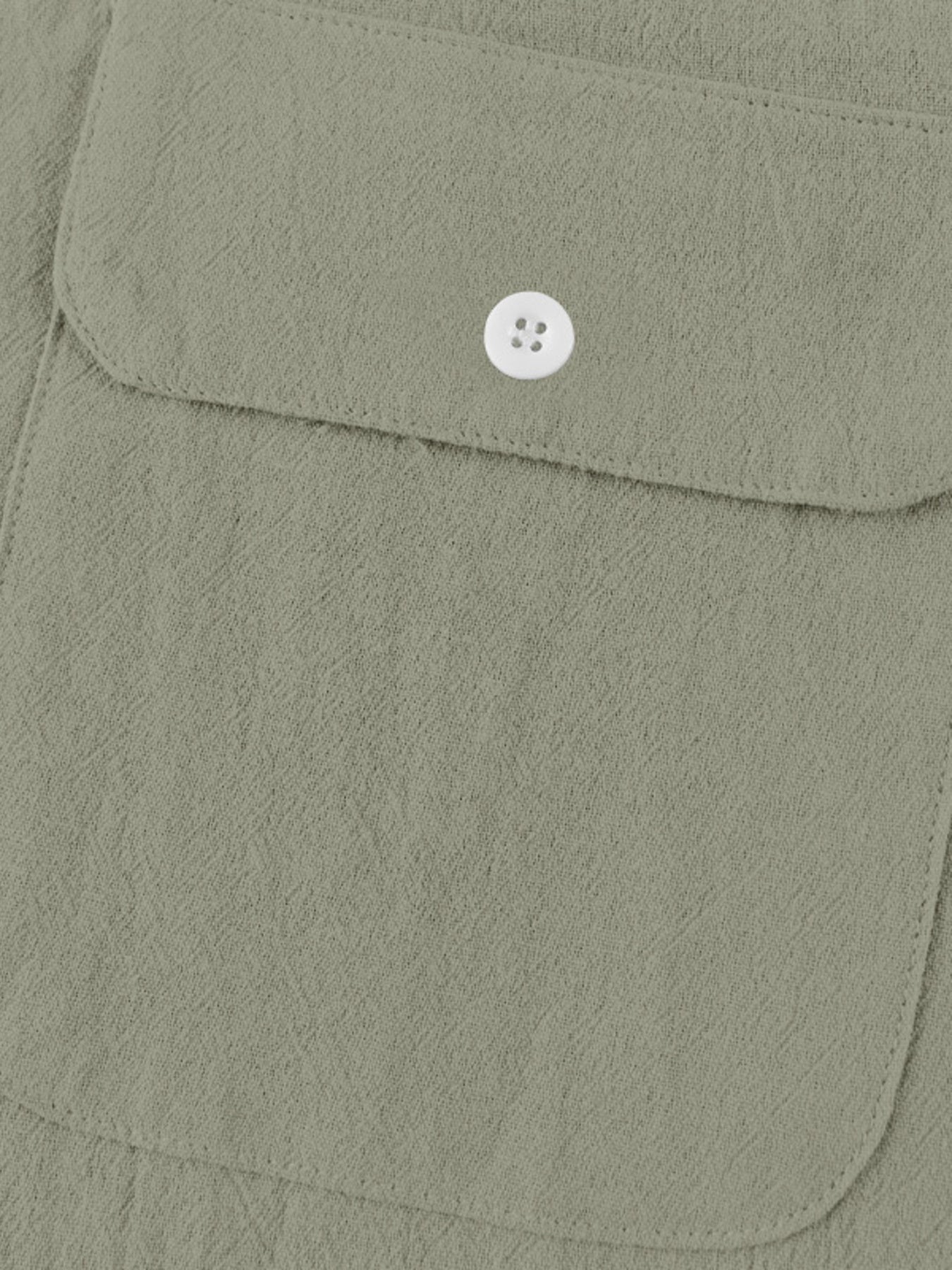 Men's Full Size Button Detail Short Sleeve Shirt Plus Size designed for comfort and style at Lookzlike