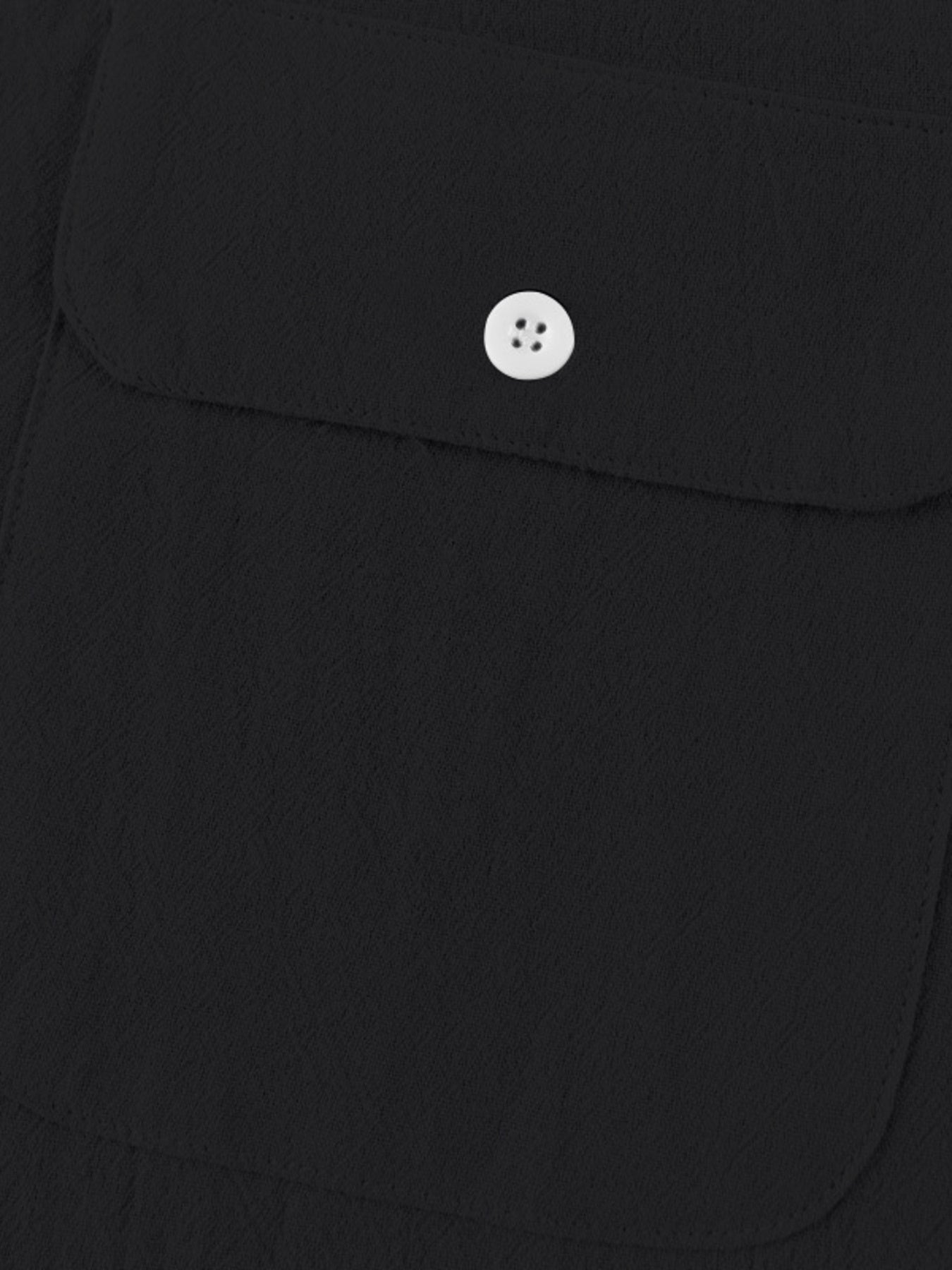 Men's Full Size Button Detail Short Sleeve Shirt Plus Size designed for comfort and style at Lookzlike