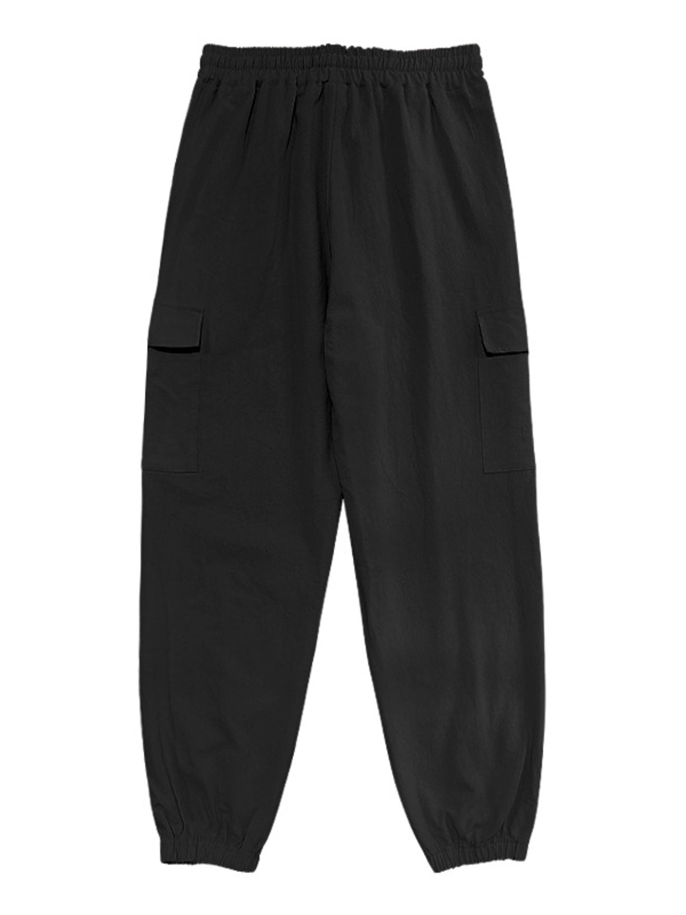 Men's Full Size Casual Cargo Pants with Drawstring Waist Plus Size designed for comfort and style at Lookzlike
