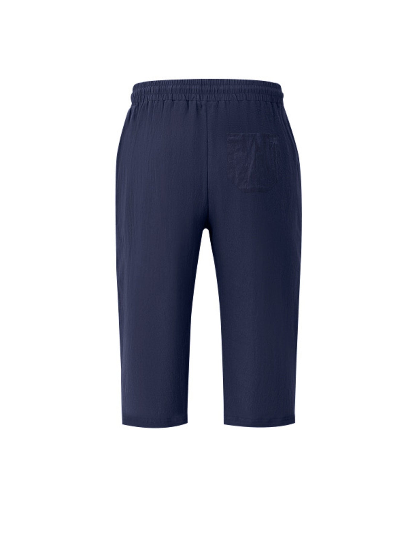 Men's Full Size Casual Drawstring Cropped Pants Plus Size designed for comfort and style at Lookzlike