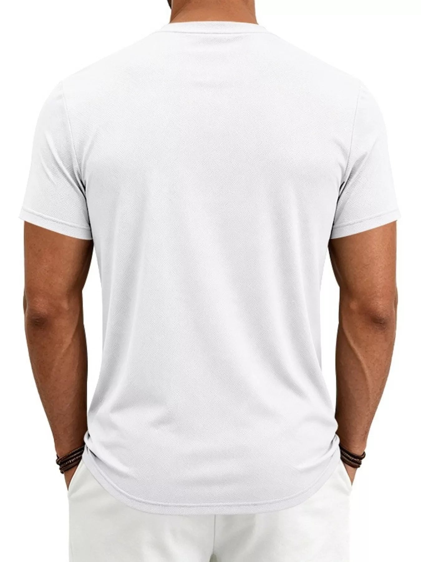Men's Full Size Classic Fit Crew Neck T-Shirt Plus Size designed for comfort and style at Lookzlike