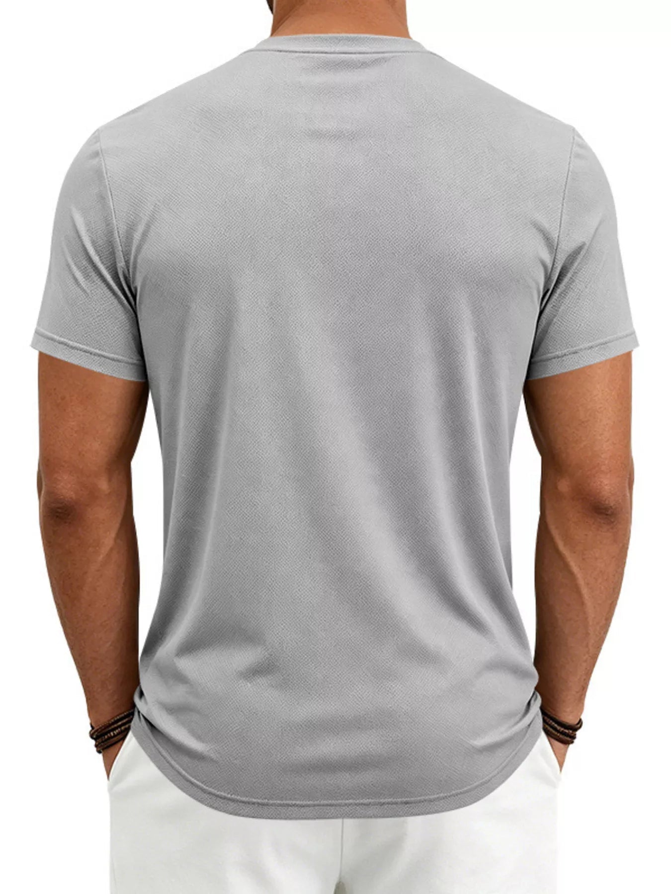 Men's Full Size Classic Fit Crew Neck T-Shirt Plus Size designed for comfort and style at Lookzlike