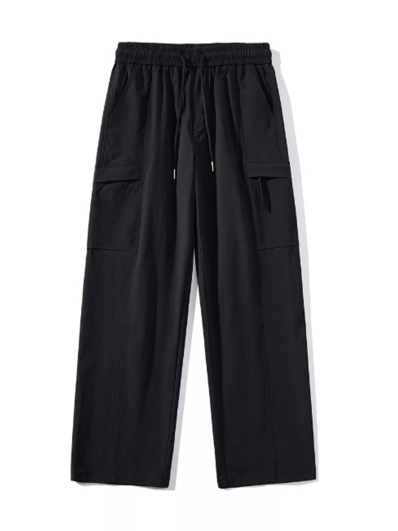 Men's Full Size Drawstring Wide Leg Pants Plus Size designed for comfort and style at Lookzlike