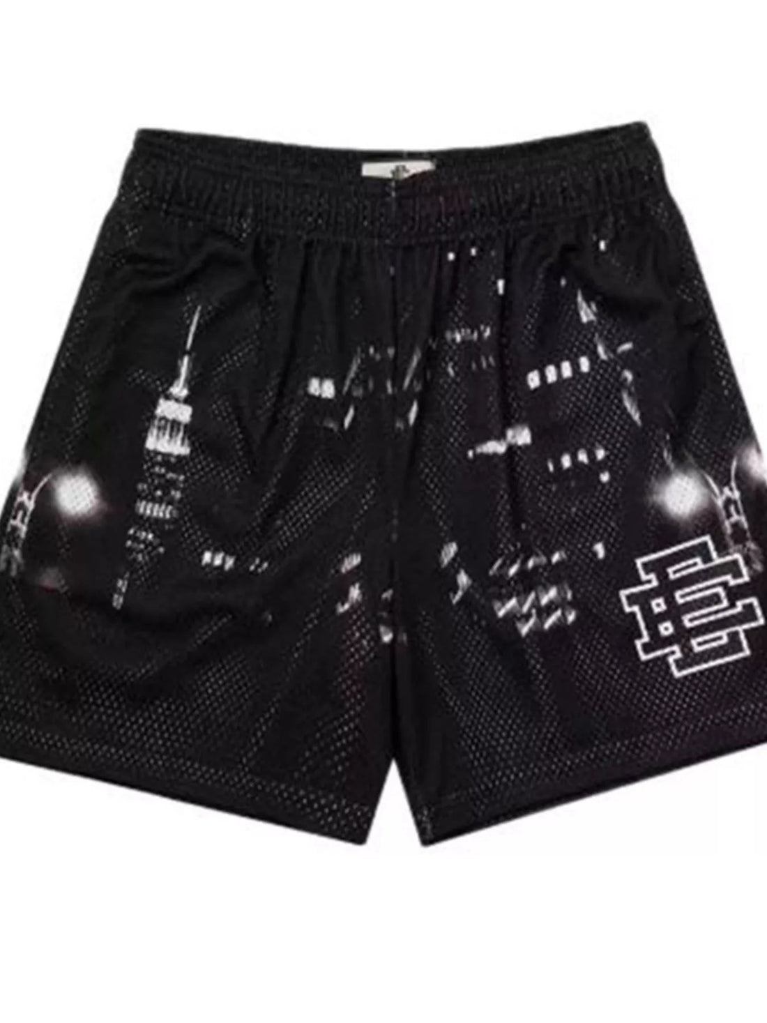 Men's Full Size Elastic Waist Shorts Plus Size designed for comfort and style at Lookzlike