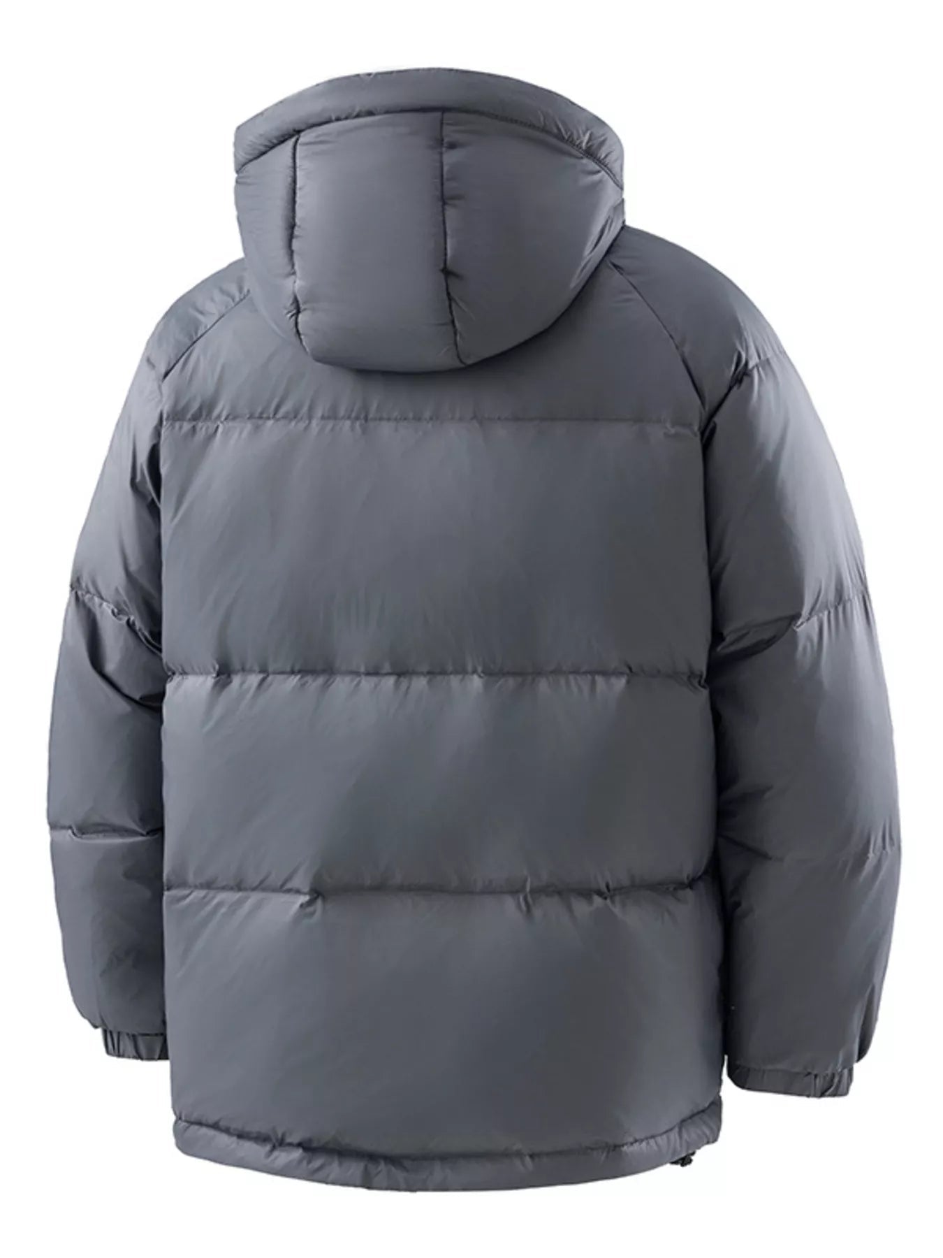 Men's Full Size Padded Hooded Puffer Jacket Plus Size designed for comfort and style at Lookzlike