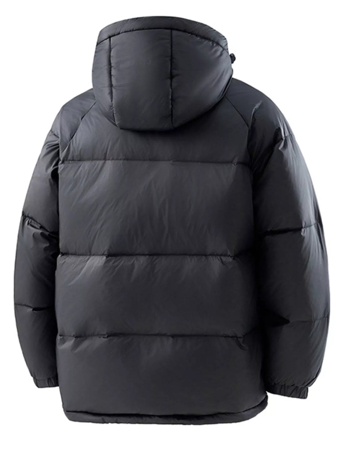 Men's Full Size Padded Hooded Puffer Jacket Plus Size designed for comfort and style at Lookzlike