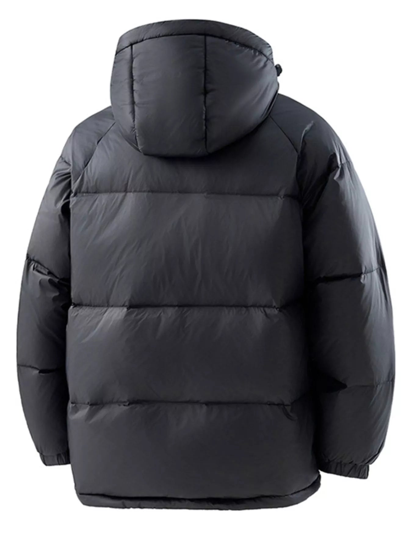 Men's Full Size Padded Hooded Puffer Jacket Plus Size designed for comfort and style at Lookzlike