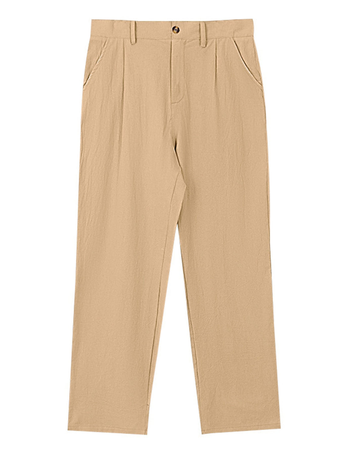 Men's Full Size Relaxed Fit Pleated Pants Plus Size designed for comfort and style at Lookzlike
