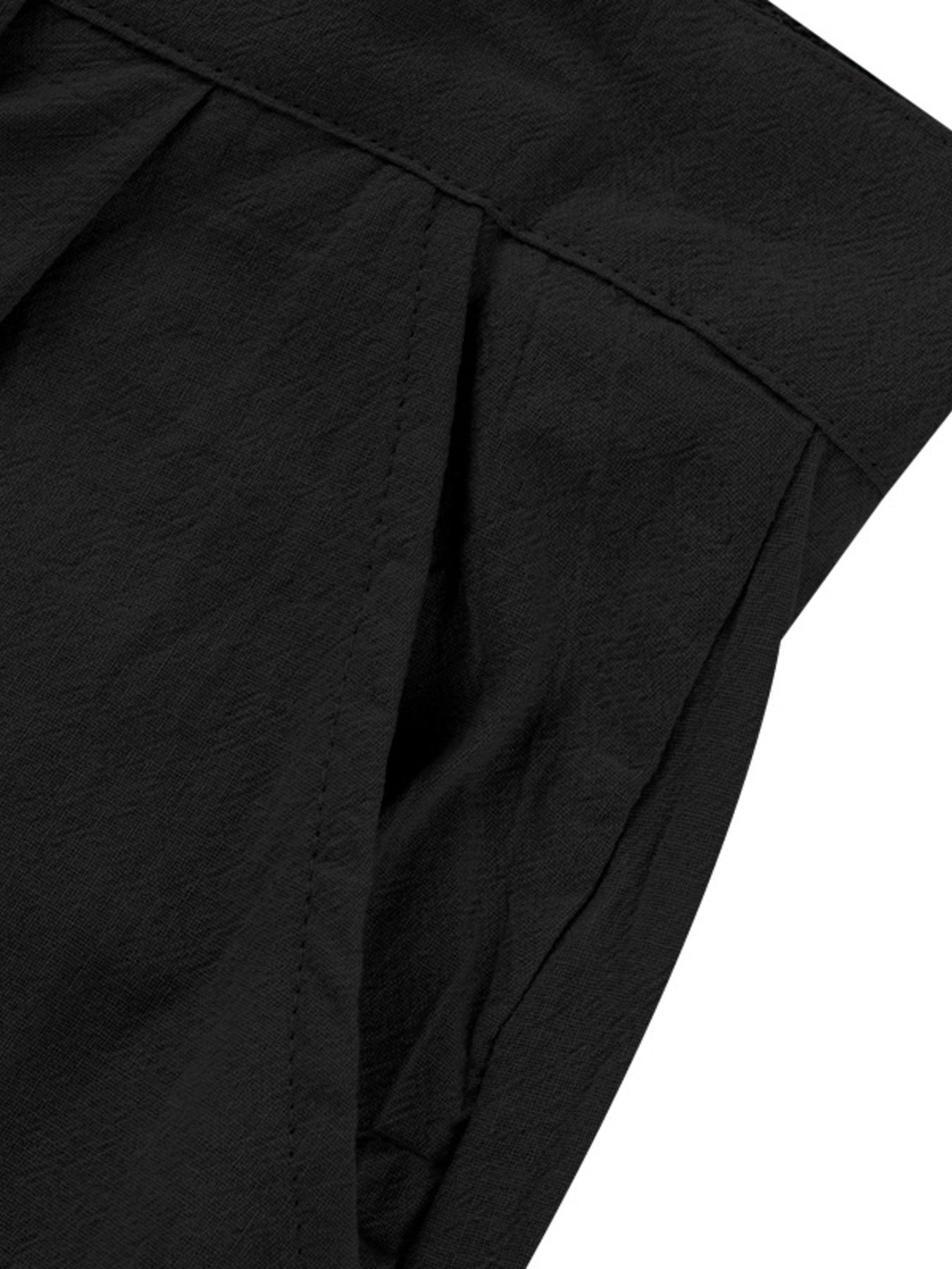 Men's Full Size Relaxed Fit Pleated Pants Plus Size designed for comfort and style at Lookzlike