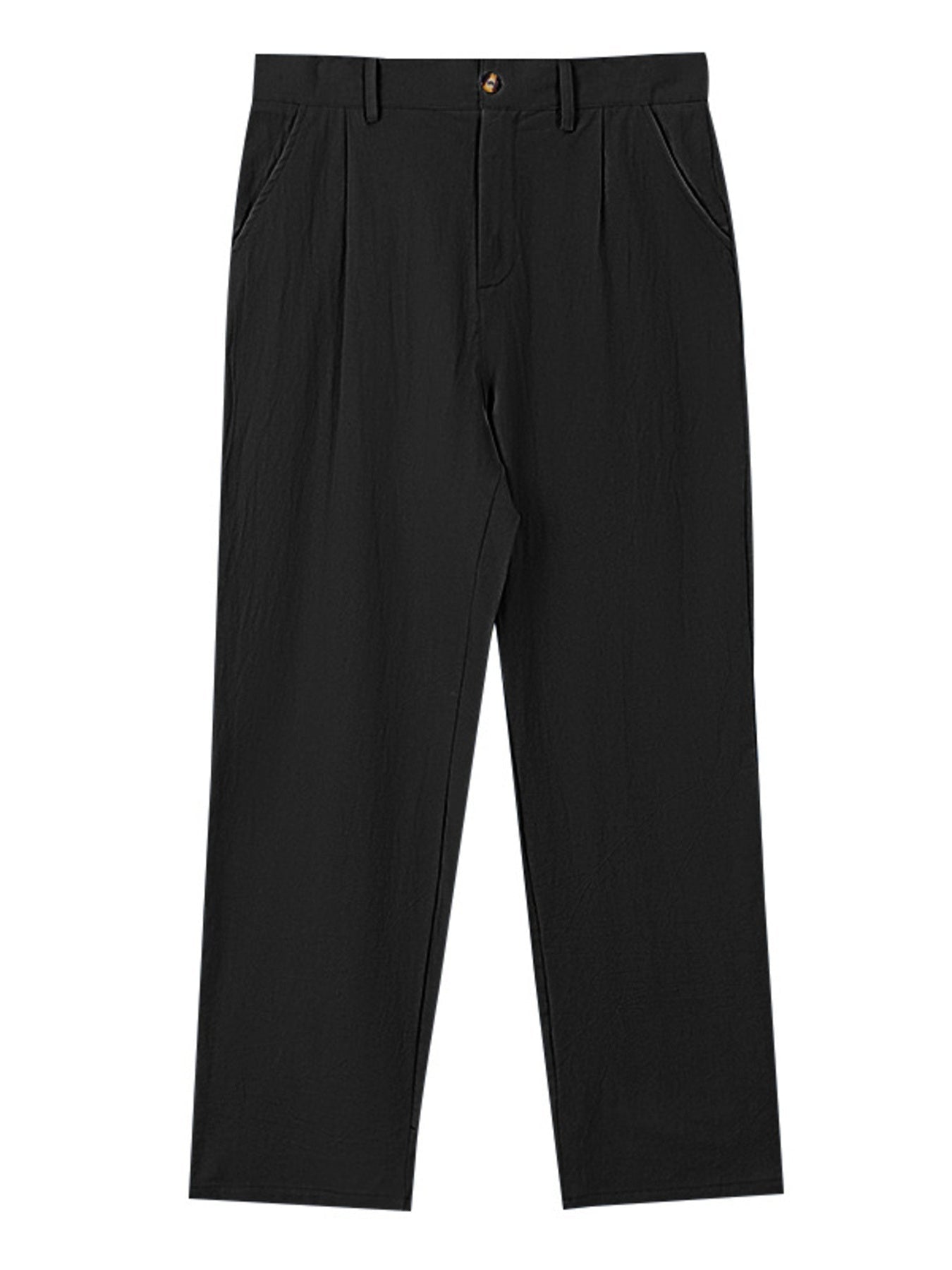 Men's Full Size Relaxed Fit Pleated Pants Plus Size designed for comfort and style at Lookzlike
