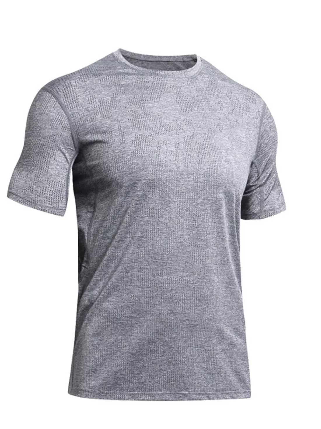 Men's Full Size Round Neck Active T-Shirt Plus Size designed for comfort and style at Lookzlike