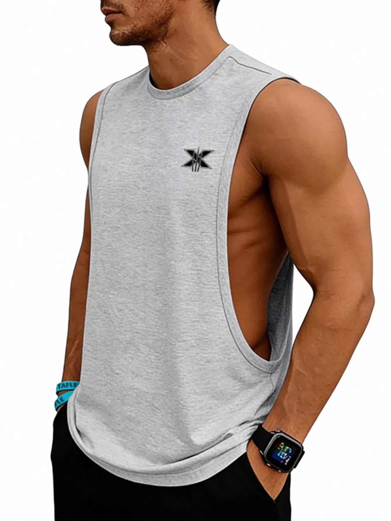 Men's Full Size Round Neck Tank Plus Size designed for comfort and style at Lookzlike