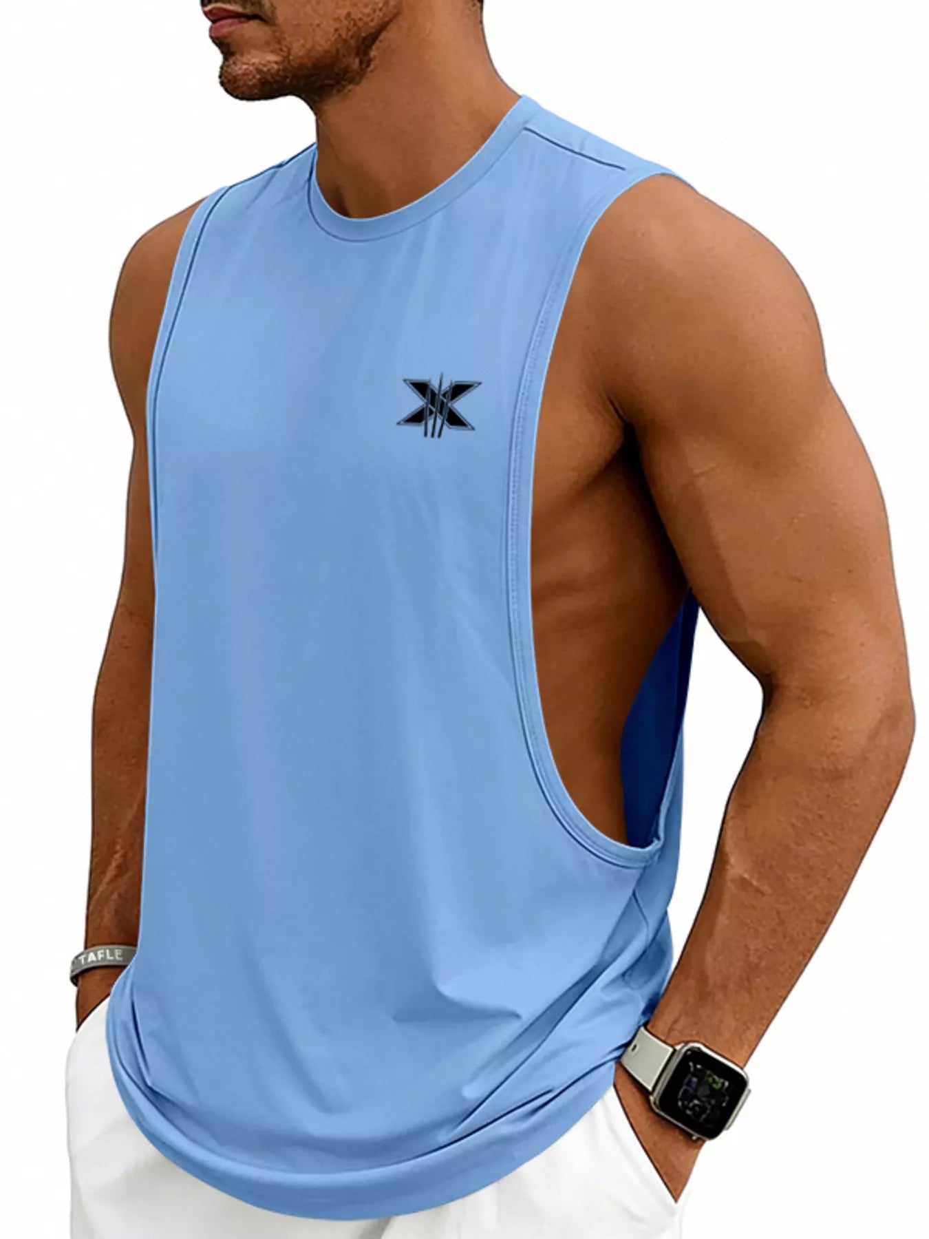 Men's Full Size Round Neck Tank Plus Size designed for comfort and style at Lookzlike