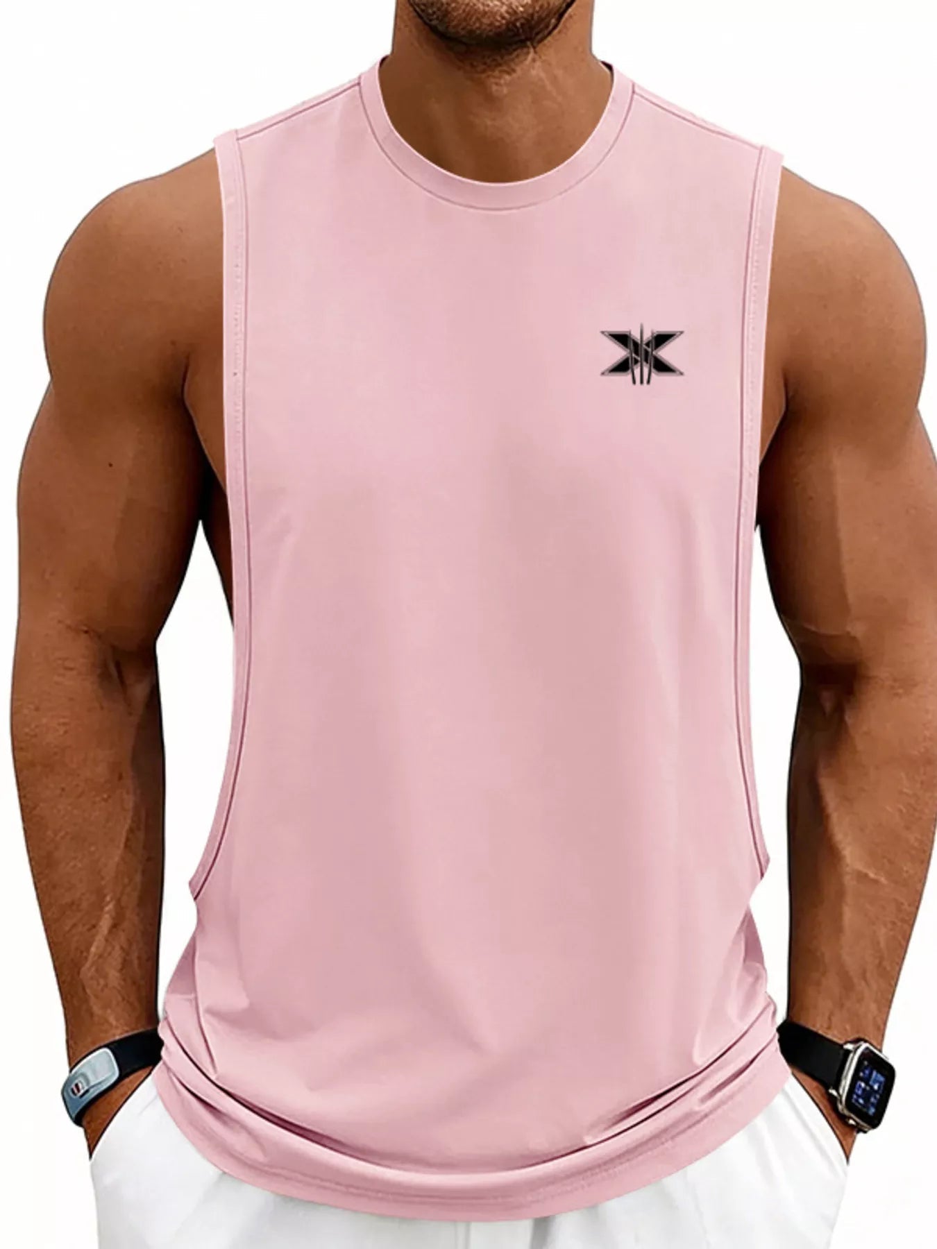 Men's Full Size Round Neck Tank Plus Size designed for comfort and style at Lookzlike