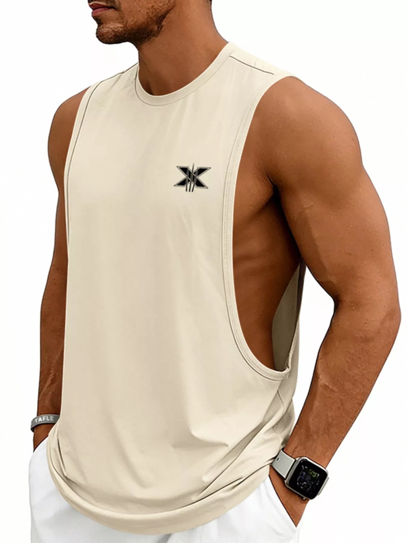 Men's Full Size Round Neck Tank Plus Size designed for comfort and style at Lookzlike