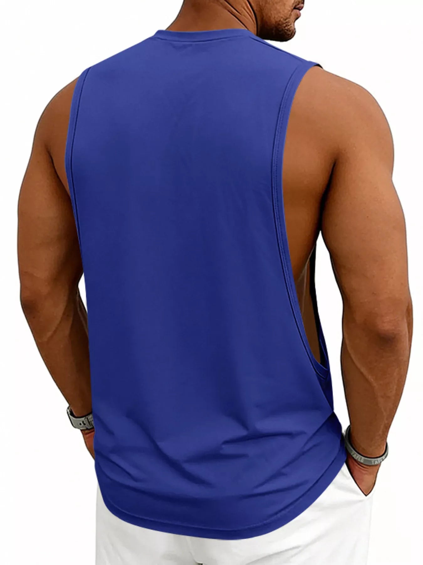 Men's Full Size Round Neck Tank Plus Size designed for comfort and style at Lookzlike