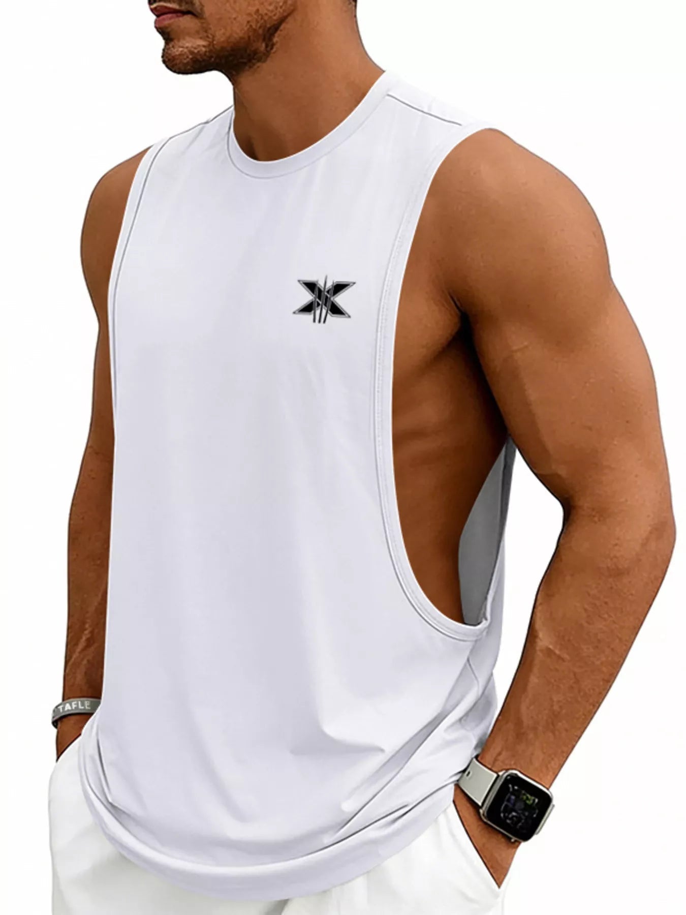 Men's Full Size Round Neck Tank Plus Size designed for comfort and style at Lookzlike