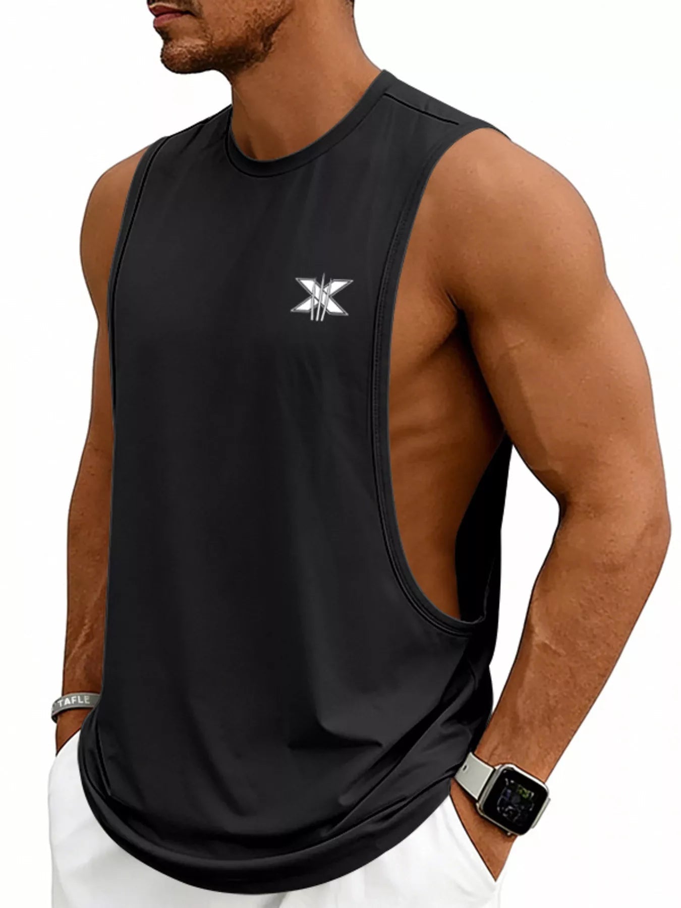 Men's Full Size Round Neck Tank Plus Size designed for comfort and style at Lookzlike