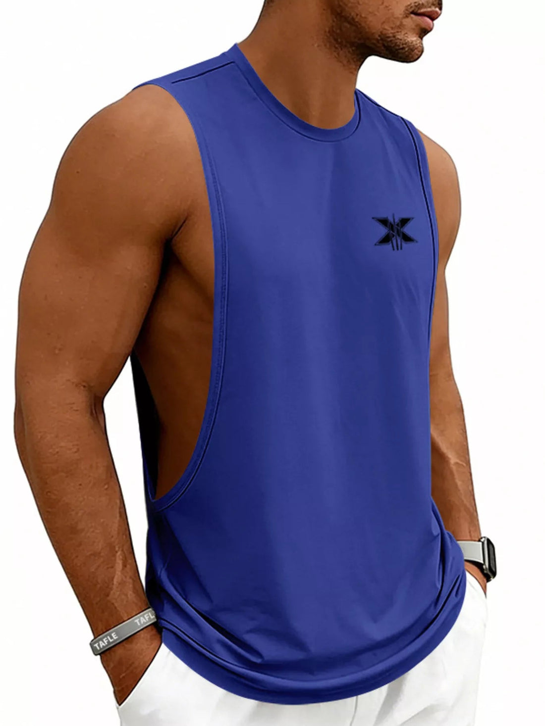 Men's Full Size Round Neck Tank Plus Size designed for comfort and style at Lookzlike