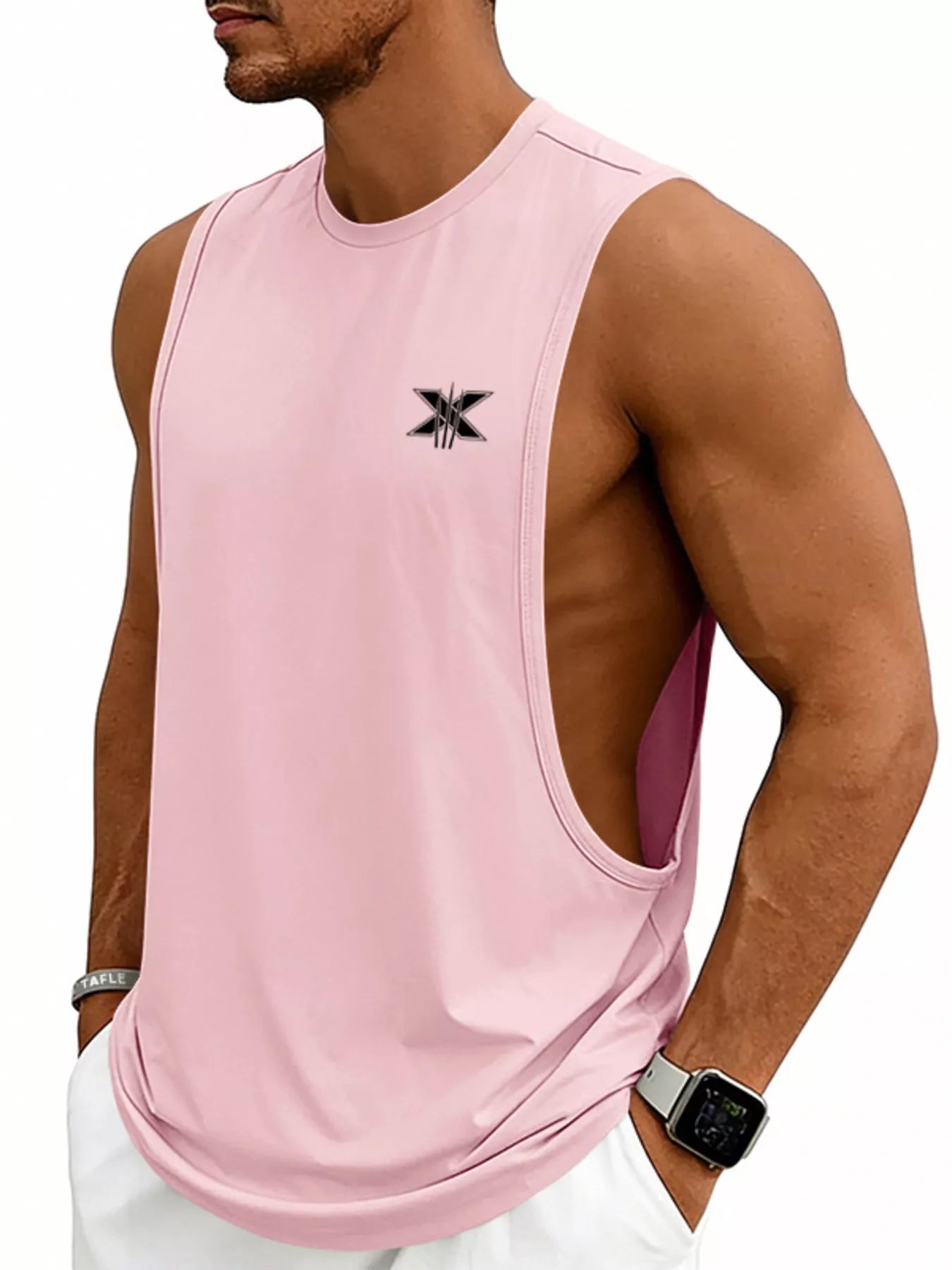 Men's Full Size Round Neck Tank Plus Size designed for comfort and style at Lookzlike