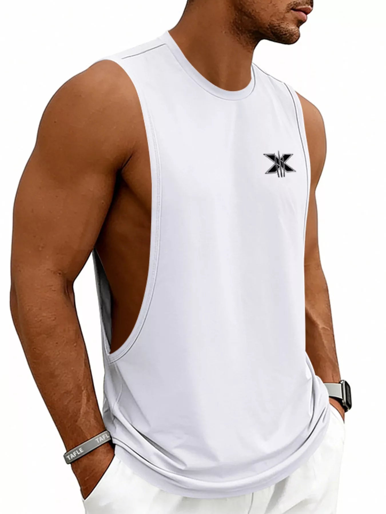 Men's Full Size Round Neck Tank Plus Size designed for comfort and style at Lookzlike