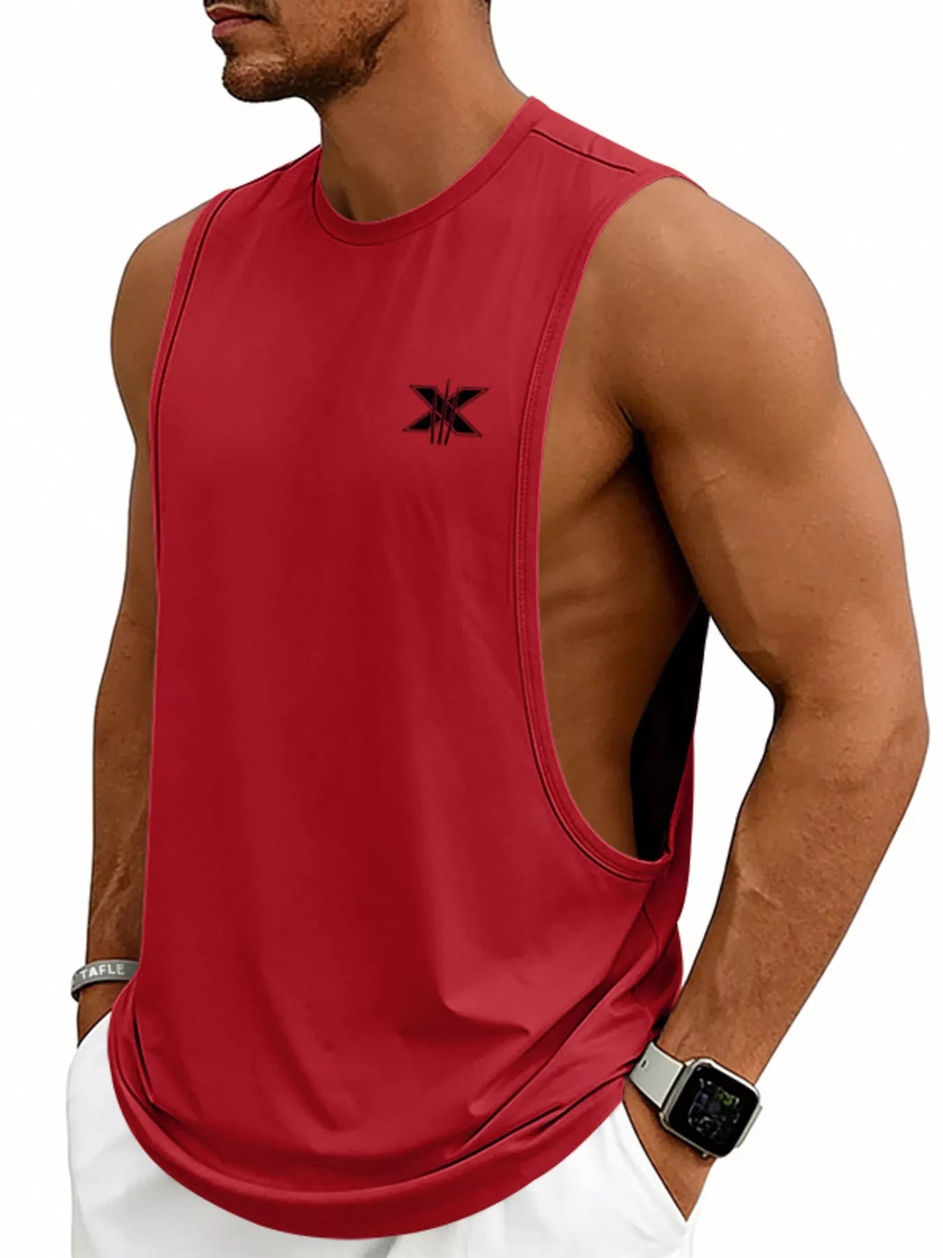Men's Full Size Round Neck Tank Plus Size designed for comfort and style at Lookzlike