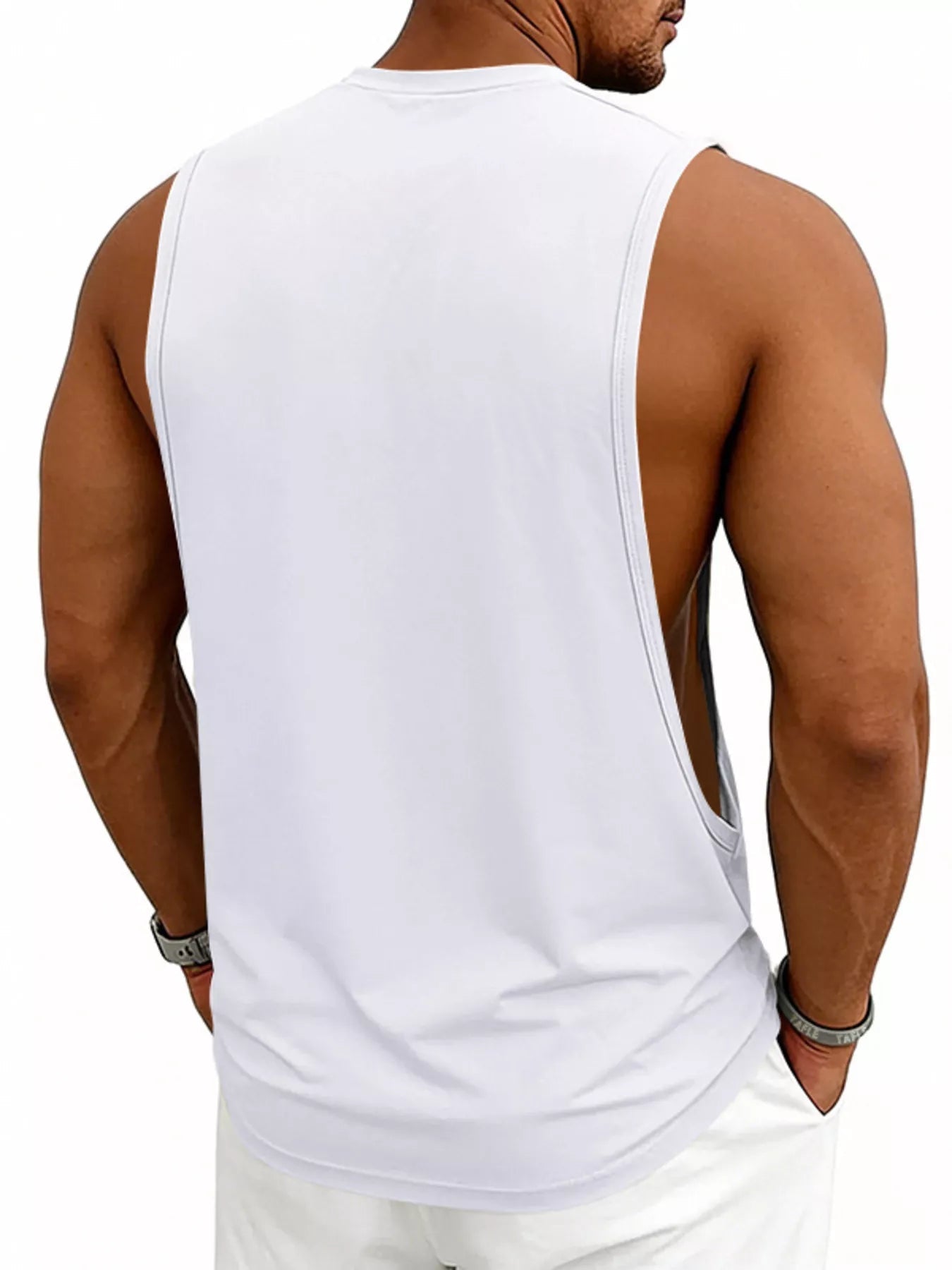 Men's Full Size Round Neck Tank Plus Size designed for comfort and style at Lookzlike