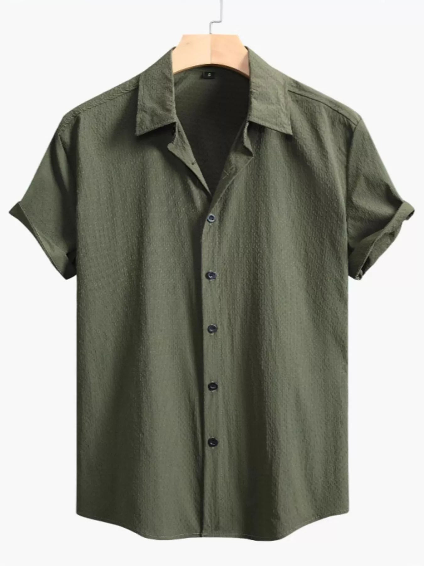 Men's Full Size Short-Sleeve Casual Shirt Plus Size designed for comfort and style at Lookzlike