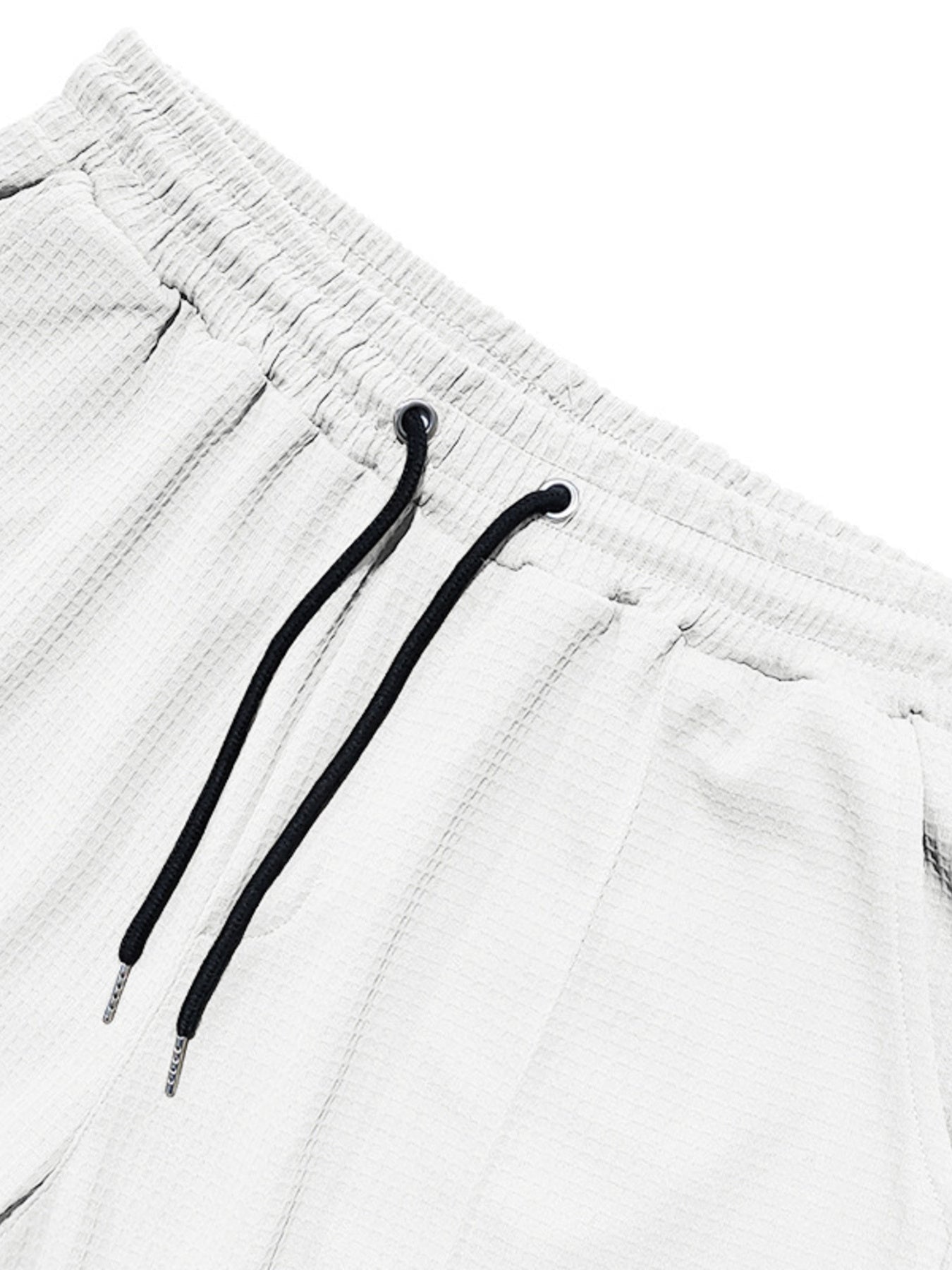 Men's Full Size Textured Drawstring Casual Pants Plus Size designed for comfort and style at Lookzlike