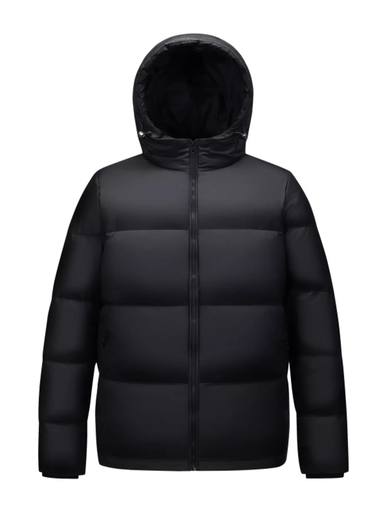 Men's Full Size Warm Padded Hooded Puffer Jacket Plus Size designed for comfort and style at Lookzlike