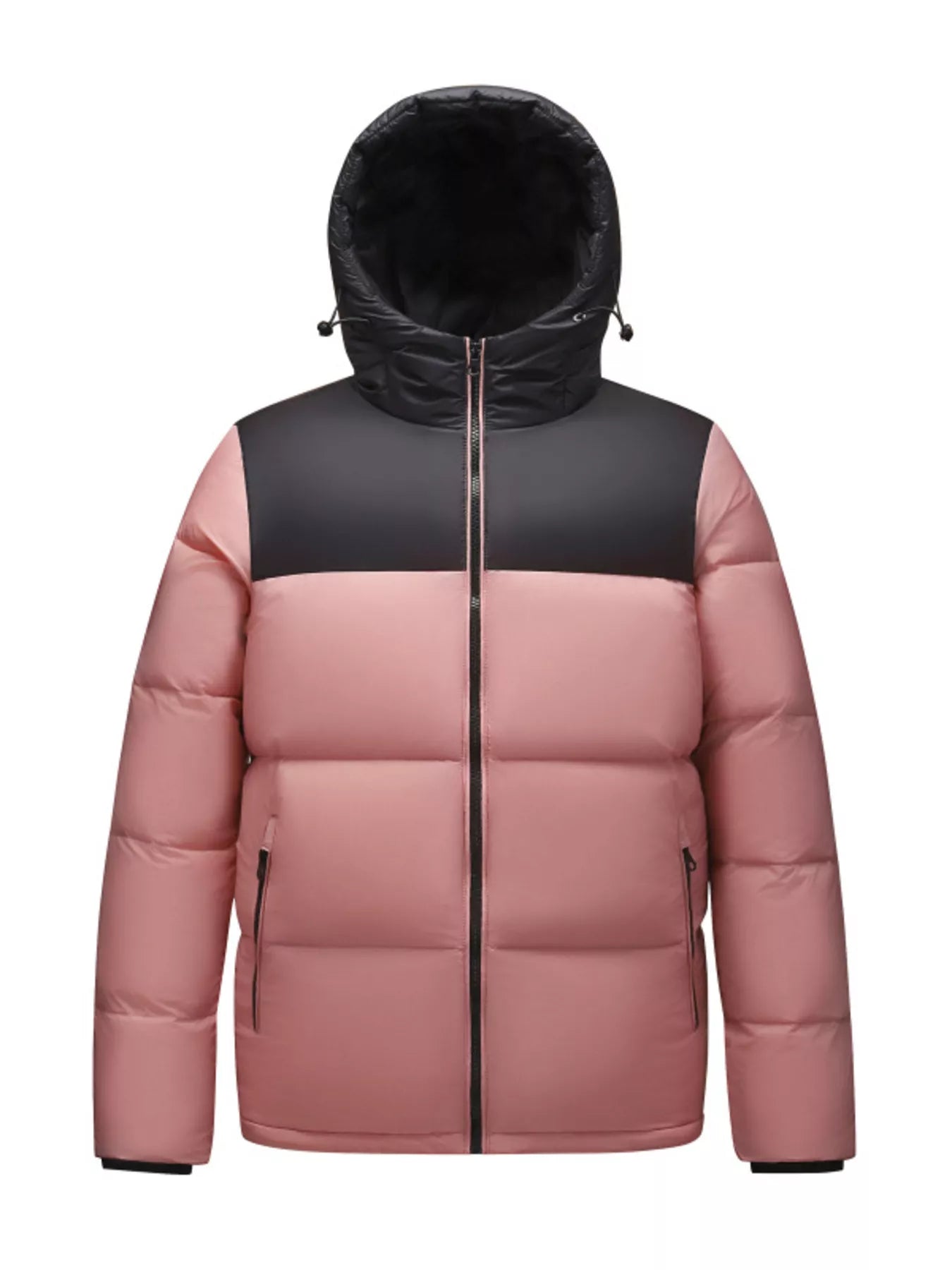 Men's Full Size Warm Padded Hooded Puffer Jacket Plus Size designed for comfort and style at Lookzlike