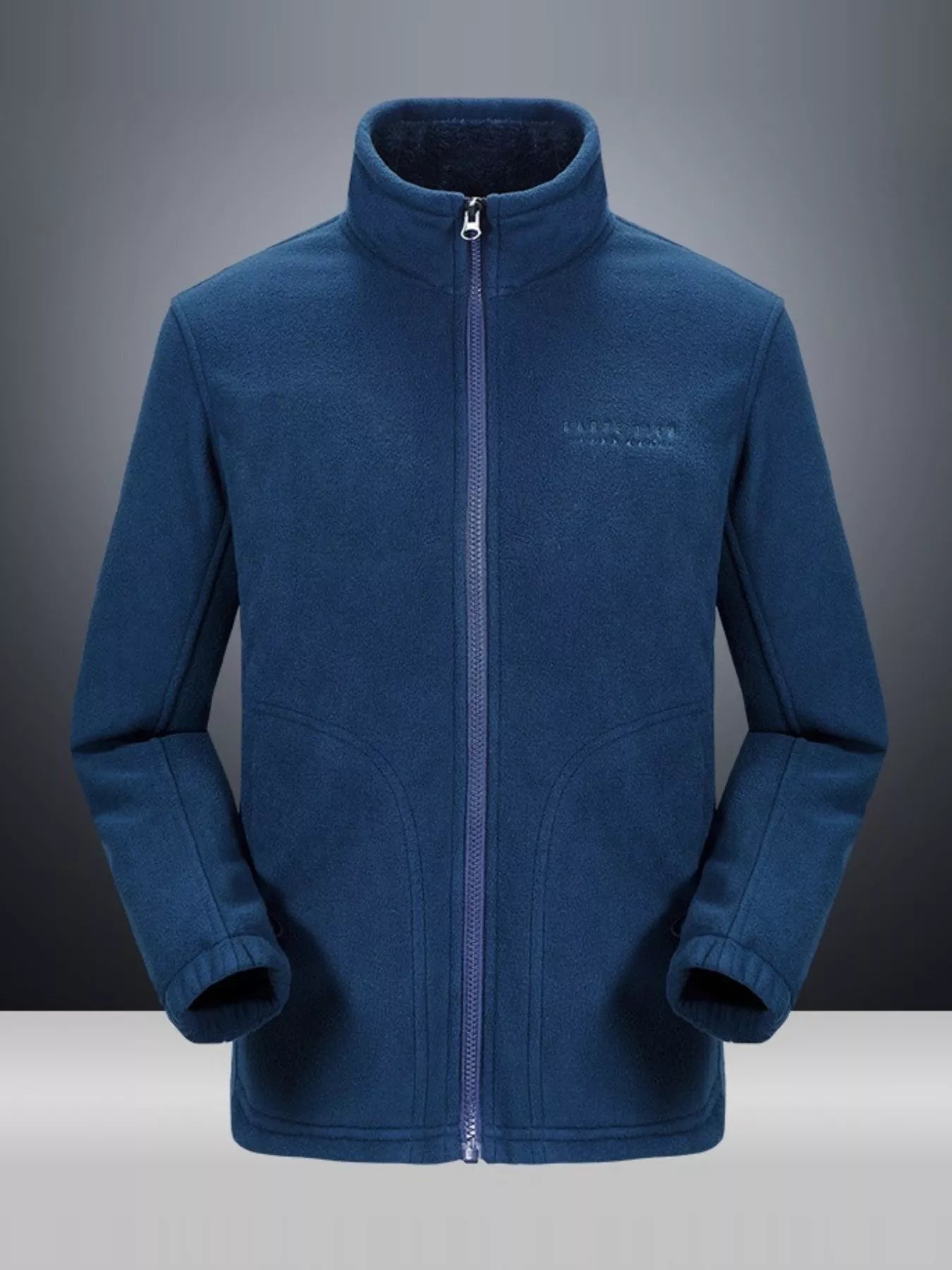 Men's Full Size Windproof Zip Up Hooded Jacket Plus Size designed for comfort and style at Lookzlike