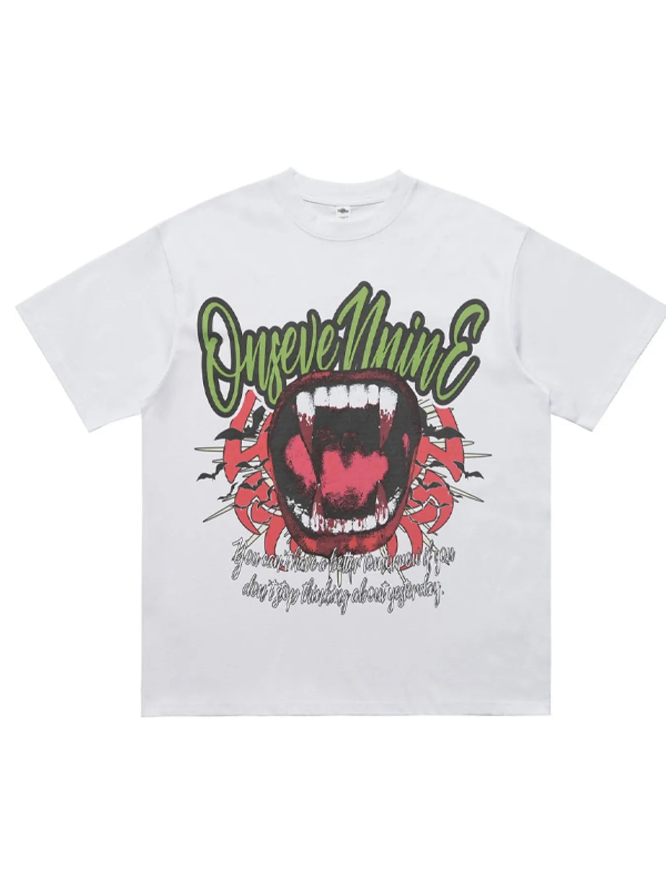 Men's Graphic Round Neck Oversized T-Shirt designed for comfort and style at Lookzlike