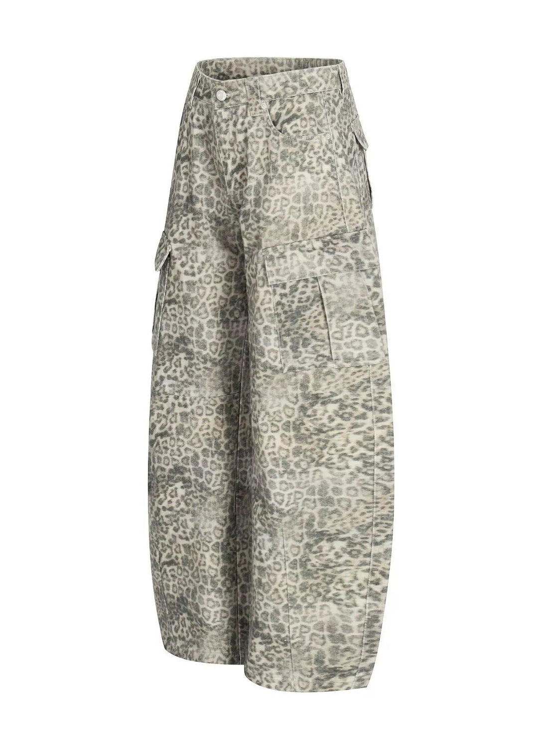 Men's Leopard Print Cargo Pants designed for comfort and style at Lookzlike