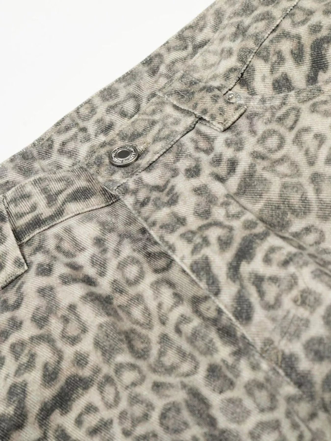 Men's Leopard Print Cargo Pants designed for comfort and style at Lookzlike