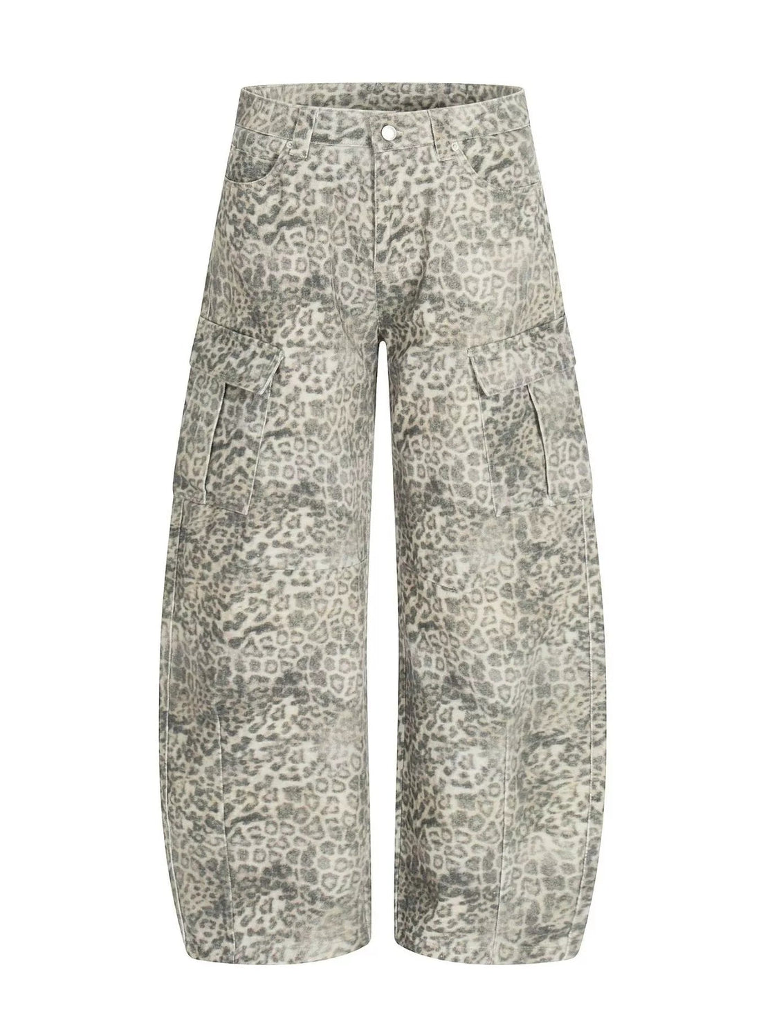 Men's Leopard Print Cargo Pants designed for comfort and style at Lookzlike