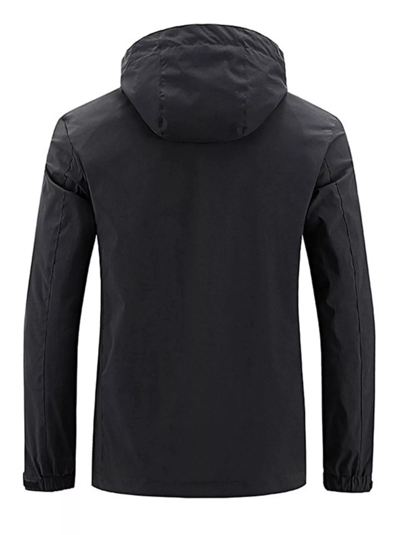 Men's Lightweight Waterproof Hooded Jacket designed for comfort and style at Lookzlike