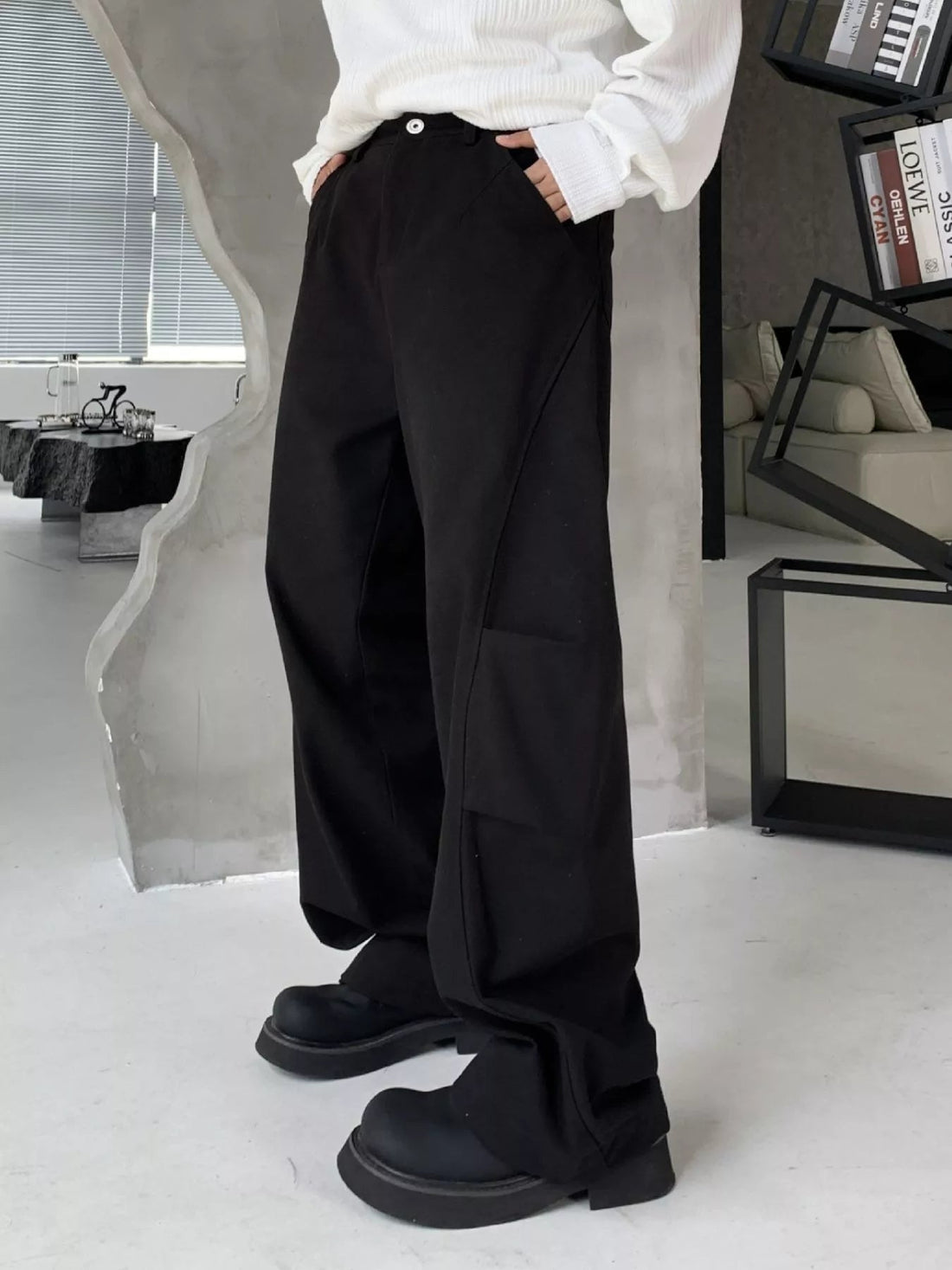 Men's Loose Fit Cargo Pants designed for comfort and style at Lookzlike